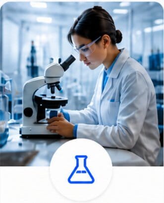 RF testing laboratory equipment used for research and development of telecom components